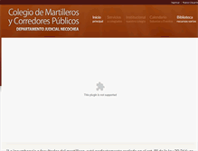 Tablet Screenshot of martycorrnecochea.com.ar
